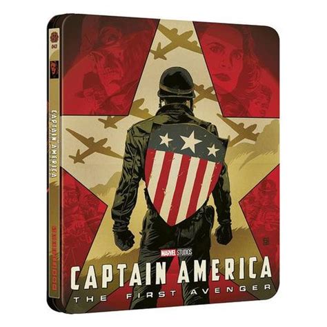 captain america steel box|Captain America: The First Avenger Steelbook 2019 (4K Ultra HD .